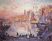 Paul Signac The Port of Saint-Tropez Sweden oil painting artist